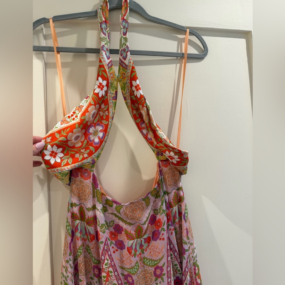 Etro Orange and Pink Fabric